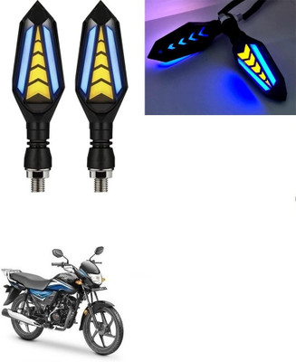 SRPHERE Front, Rear LED Indicator Light for Honda Universal For Bike(Amber, Blue)