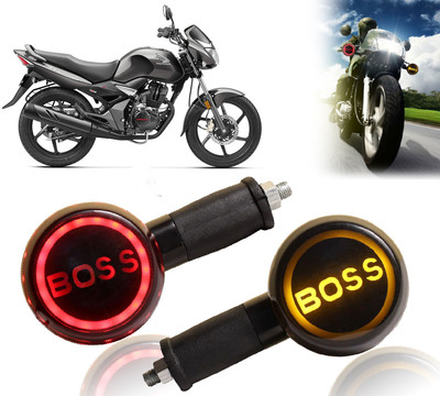 AUTO PEARL Side LED Indicator Light for Honda CB Unicorn(Yellow, Red)