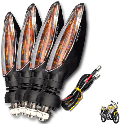 Generox Front, Rear LED Indicator Light for Yamaha R15 V1(Amber)