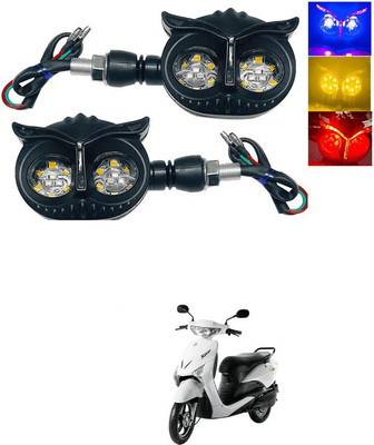 JMA TRADING Front, Rear LED Indicator Light for Yamaha Universal For Bike(Yellow, Blue)