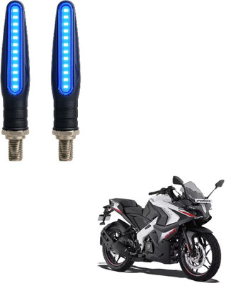 JMA TRADING Front, Rear LED Indicator Light for Bajaj Universal For Bike(Blue)