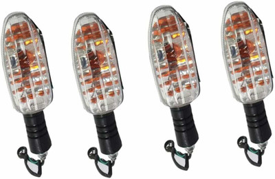 yemex Side, Rear, Front Incandescent Indicator Light for Bajaj Platina 100 DTS-i, Platina, Platina 100(White)