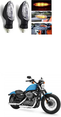 PRTEK Front, Rear LED Indicator Light for Universal For Bike(Multicolor)