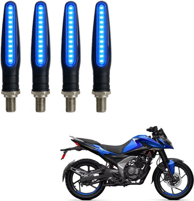 JMA TRADING Front, Rear LED Indicator Light for Bajaj Universal For Bike(Blue)