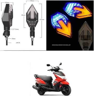 PRTEK Universal High Bright Front Rear Led Side Indicator Turn Signal V904 Indicator Light Motorbike LED for Yamaha (12 V, 12 W)(Ray, Pack of 4)