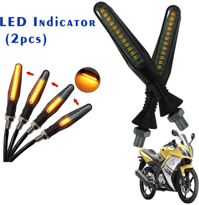 Shopland Front, Rear LED Indicator Light for Yamaha R15 V1(Yellow)