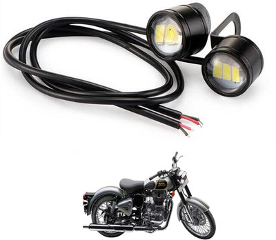 PRTEK Side LED Indicator Light for Royal Enfield Classic 500(Blue, Red)