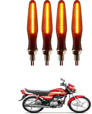 E-Shoppe Front, Rear, Side LED Indicator Light for Hero HF(Yellow)