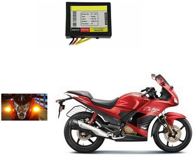 REPLEY Front, Rear LED Indicator Light for Hero Karizma ZMR(Multicolor)