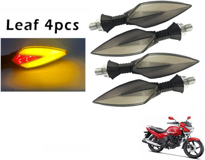 Generox Front, Rear LED Indicator Light for Hero Achiever(Red, Yellow)