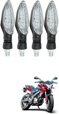 LOVMOTO Front, Rear LED Indicator Light for Bajaj Pulsar 150 DTS-i(Yellow)