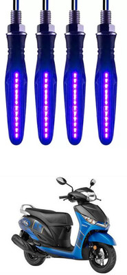 E-Shoppe Front, Rear, Side LED Indicator Light for Yamaha Alpha(Blue)