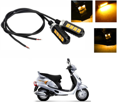 XZRTZ Front LED Indicator Light for Mahindra Duro DZ(Yellow)