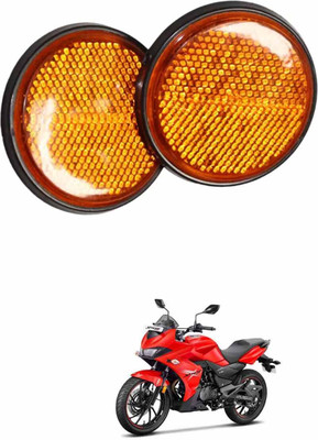 E-Shoppe Front, Rear, Side LED Indicator Light for Hero Universal For Bike(Yellow)