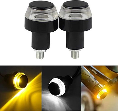 Diikon Front, Rear LED Indicator Light for Universal For Bike Universal For Bike(Yellow, White)