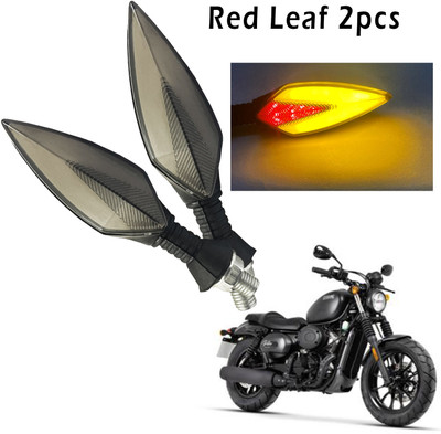 Generox Front, Rear, Side LED Indicator Light for Hyosung Cruiser 125(Red, Yellow)
