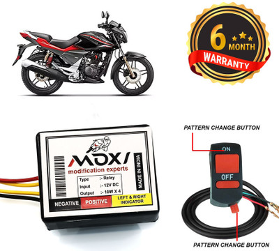 AUTO PEARL Front, Rear Flasher Indicator Light for Hero CBZ Extreme