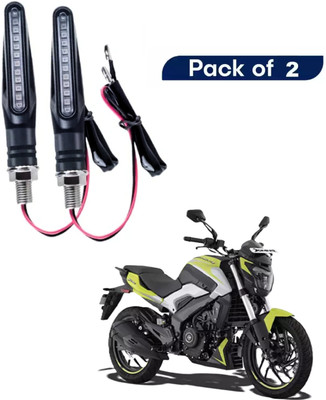 JMA TRADING Front, Rear LED Indicator Light for Bajaj Universal For Bike(Yellow)