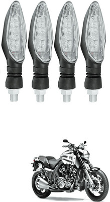 LOVMOTO Front, Rear LED Indicator Light for Bajaj V 150(Yellow)