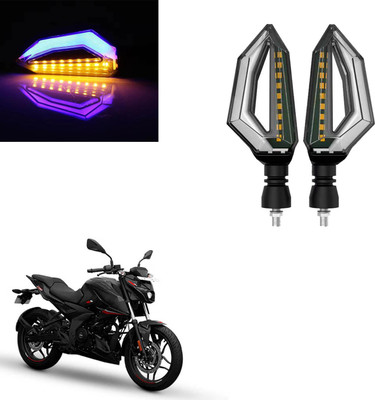 Vagary Front, Rear LED Indicator Light for Bajaj Pulsar N150(Blue, Yellow)