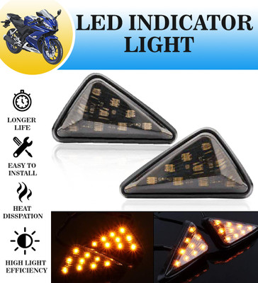 Miwings Rear, Front LED Indicator Light for Yamaha R15(Yellow)