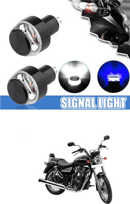 LOVMOTO Front LED Indicator Light for Royal Enfield Thunder Bird 350(White, Blue)