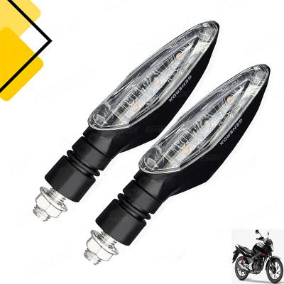 Generox Front, Rear LED Indicator Light for Honda CBF 125(Amber)