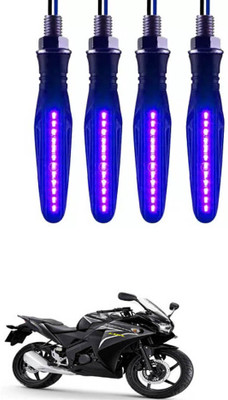 E-Shoppe Front, Rear, Side LED Indicator Light for Honda CBR 150R(Blue)