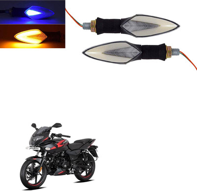 Vagary Front, Rear LED Indicator Light for Bajaj Pulsar 220(Blue, Yellow)