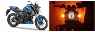 HALLOWS Side, Front, Rear LED Indicator Light for Bajaj Pulsar 150(Amber)