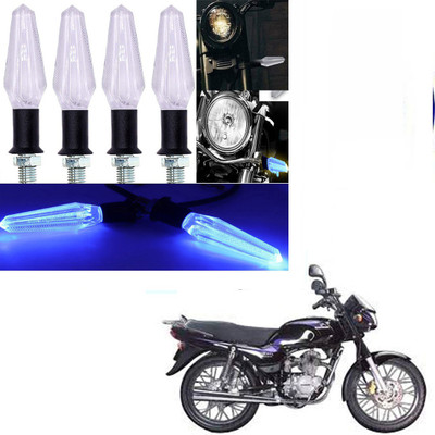RawatZ Side LED Indicator Light for Bajaj Universal For Bike(Blue)
