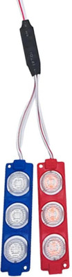 carfrill Front LED Indicator Light for TVS Universal For Bike(Red, Blue)
