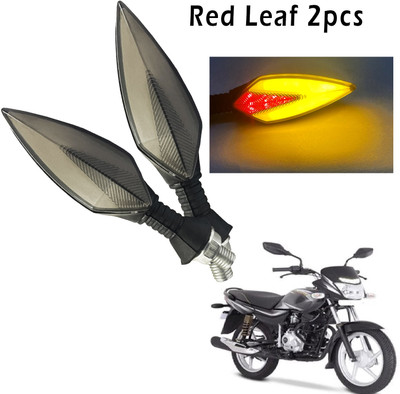 Generox Front, Rear, Side LED Indicator Light for Bajaj Platina 100(Red, Yellow)