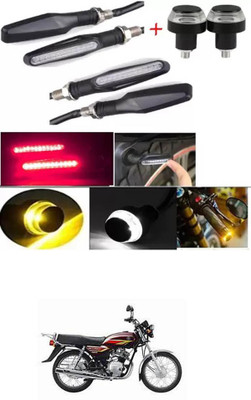 E-Shoppe Front, Rear, Side LED Indicator Light for Yamaha Crux(Yellow, Blue)