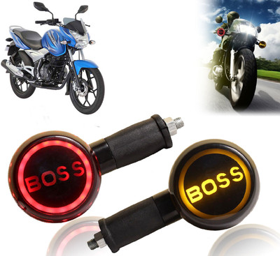 AUTO PEARL Side LED Indicator Light for Bajaj Discover(Yellow, Red)