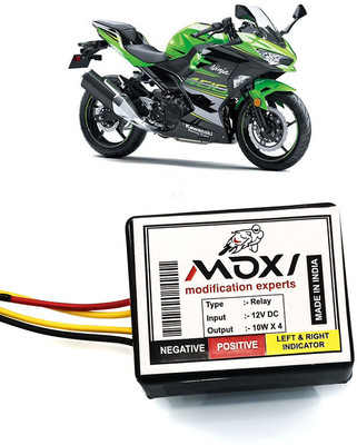 AUTO PEARL Front, Rear Flasher Indicator Light for Kawasaki Ninja