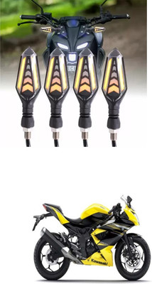 PRTEK Rear LED Indicator Light for Kawasaki Ninja(Blue)