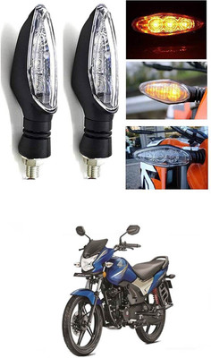LOVMOTO Front, Rear LED Indicator Light for Honda CB Shine(Multicolor)