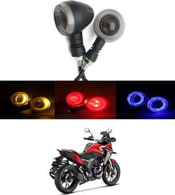 MATIES Front LED Indicator Light for Universal For Bike Universal For Bike(Blue, Red, Yellow)