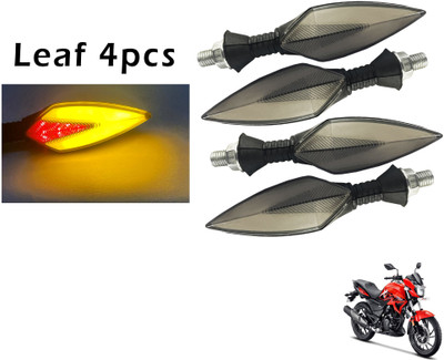 Generox Front, Rear LED Indicator Light for Hero CBZ Extreme(Red, Yellow)