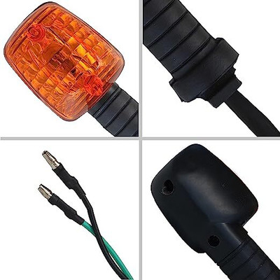 TheVineetaStore Side Flasher Indicator Light for TVS Super XL(White)