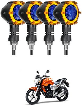 PRTEK Front, Rear LED Indicator Light for Yamaha FZ16(Multicolor)