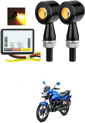 LOVMOTO Front, Rear LED Indicator Light for Suzuki Lets(Yellow)