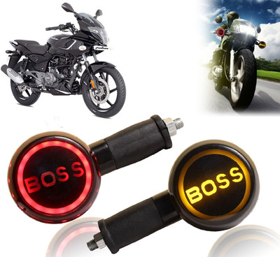AUTO PEARL Side LED Indicator Light for Bajaj Pulsar 180(Yellow, Red)