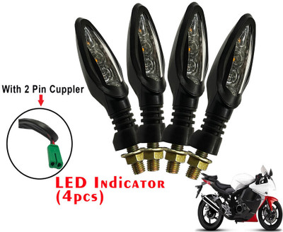Generox Front, Rear LED Indicator Light for Hyosung GT250R(Yellow)