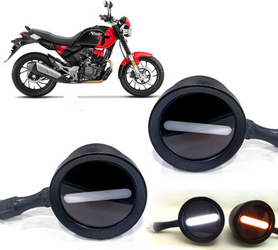 AUTO PEARL Front LED Indicator Light for Hero XPULSE 200 4V(White, Yellow)