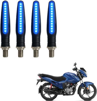 JMA TRADING Front, Rear LED Indicator Light for Hero Universal For Bike(Blue)