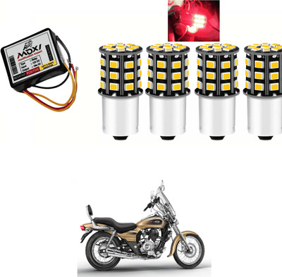 PRTEK Front, Side LED Indicator Light for Bajaj Avenger 220 DTS-i(Red)