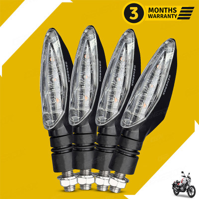 Generox Front, Rear, Side LED Indicator Light for Bajaj V 150(Amber, Yellow)