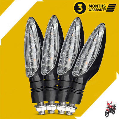 Generox Front, Rear, Side LED Indicator Light for Honda Dream Yuga(Amber, Yellow)